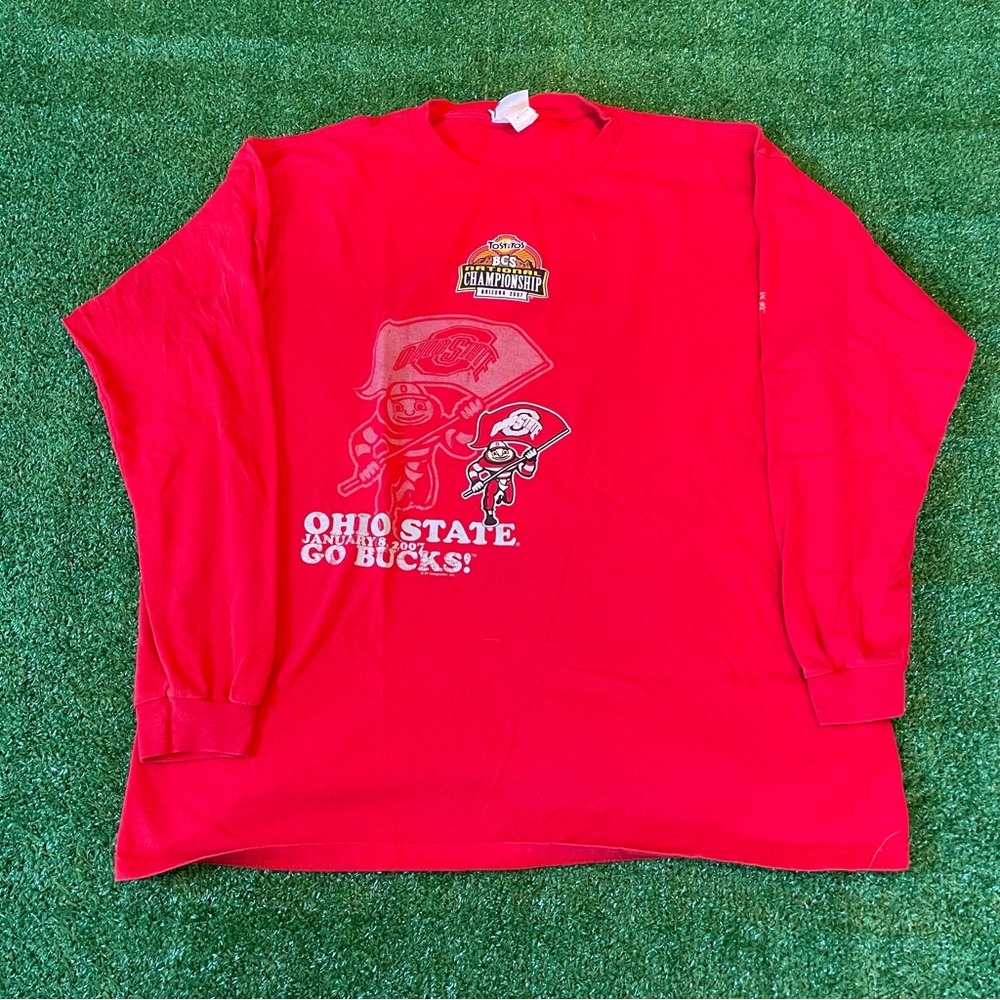 Vintage 2007 Ohio State football National champions long sleeve